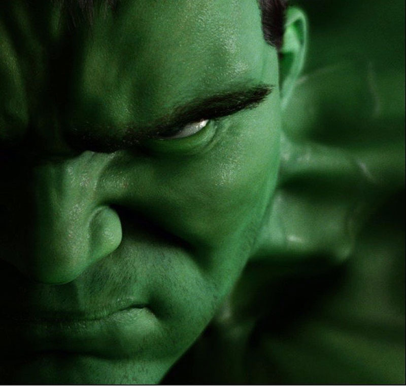 Hulk evil look