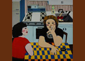 couple at kitchen table